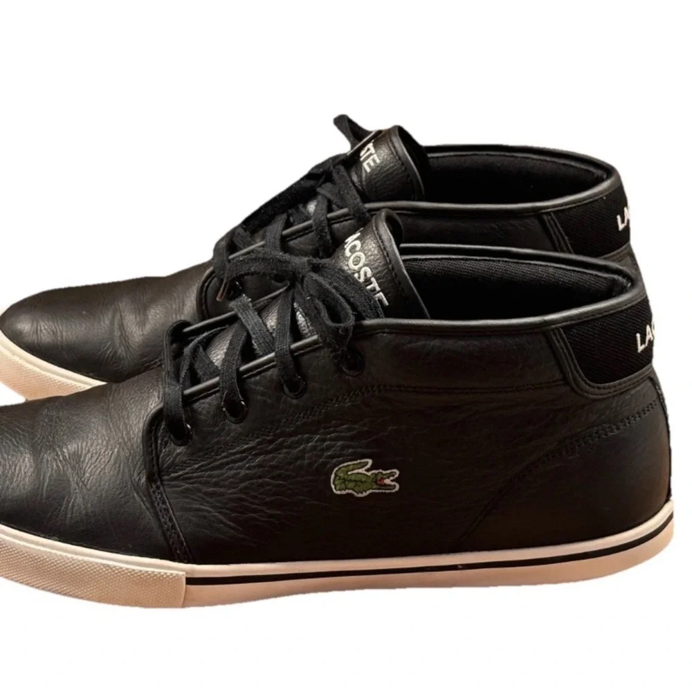 Lacoste‎ Black and White Chukka Boots